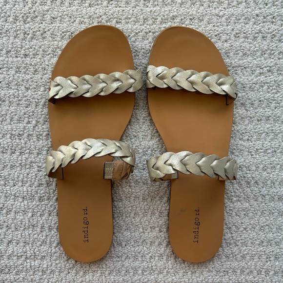 Indigo Shoes - Indigo Rd. Braided Strap Sandals Size 10M